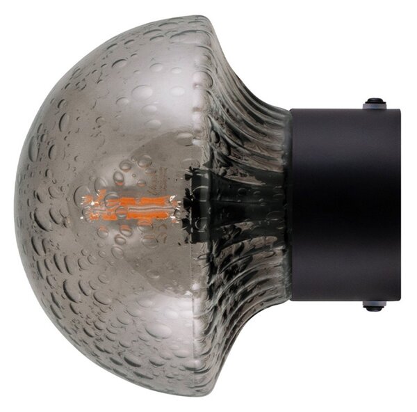 Applique da parete Globen Lighting, Grigio, Bagno, Vetro