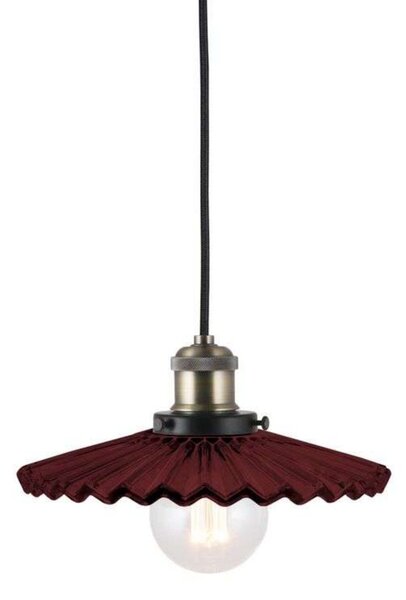 Lampada a sospensione Globen Lighting, COBBLER, dimmerabile, Rosso, Sala da pranzo, Vetro, Vintage