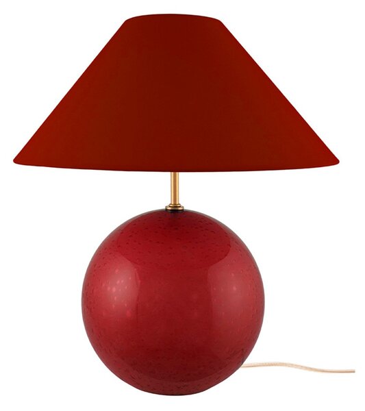 Lampade da tavolo Globen Lighting, IRIS, Rosso, Soggiorno, Vetro, Vintage