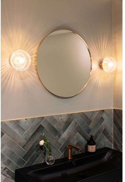 Applique da parete Globen Lighting, Trasparente, Bagno, Vetro