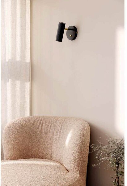 Applique da parete Globen Lighting, Hubble, Nero, Camera da letto, Metallo, Design