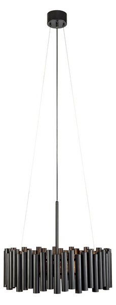 Lampada a sospensione Markslöjd, Level, dimmerabile, Nero, Soggiorno, Metallo, Moderno
