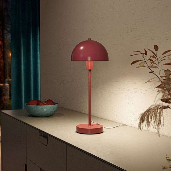 Lampade da tavolo Herstal, Rosso, Soggiorno, Metallo