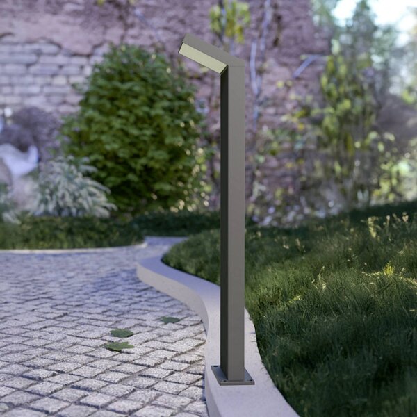 EGLO Lampione a LED GROTTAZZOLINA, nero, altezza 80 cm, IP65 GROTTAZZOLINA, Nero, Alluminio