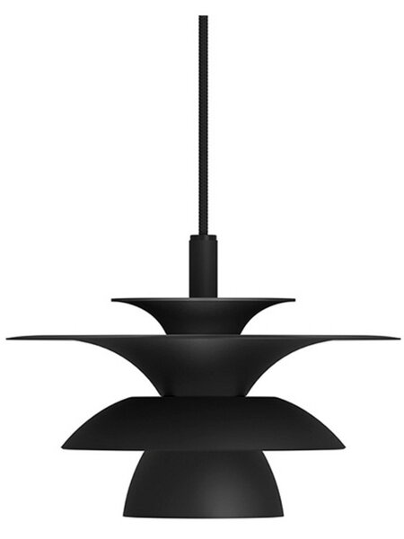 Lampada a sospensione Belid, Nero, Soggiorno, Metallo