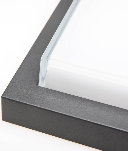CMD Applique da esterni 9150, Nero, Bagno, Alluminio, Moderno, Applique da esterni