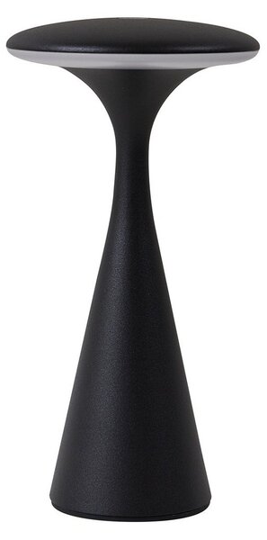 Lampade da tavolo Lindby, Evelen, dimmerabile, Nero, Balcone, Plastica, Moderno