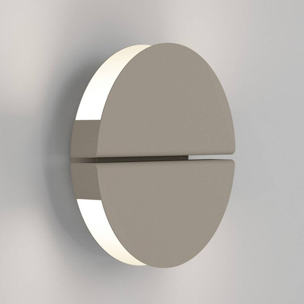 EGLO Applique da parete PIANOSA, Crema / Ambra, Soggiorno / Sala da pranzo, Acciaio Inox, Applique