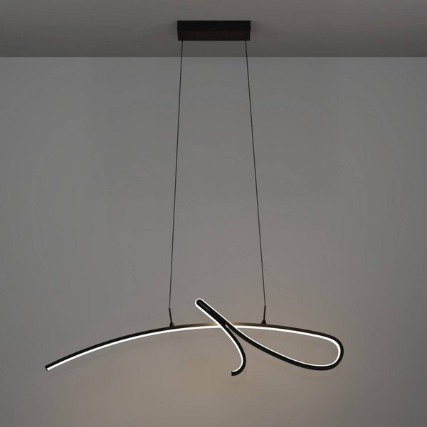 EGLO Lampada a sospensione CARDONCITO, Nero, Soggiorno / Sala da pranzo, Metallo, Lampada a sospensione