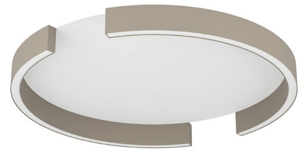 EGLO Plafoniera soffitto COPERTINO, dimmerabile, Crema / Ambra, Soggiorno / Sala da pranzo, Metallo, Plafoniera