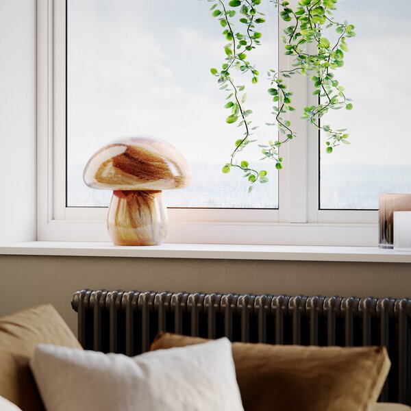 Lampade da tavolo By Rydéns, Mira Mushroom, Marrone / Ruggine, Soggiorno, Vetro