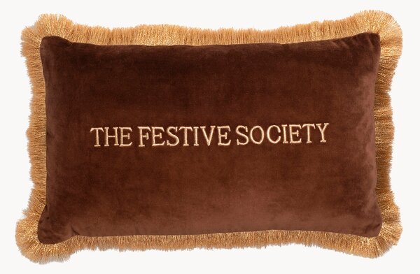 Cuscino in velluto The Festive Society