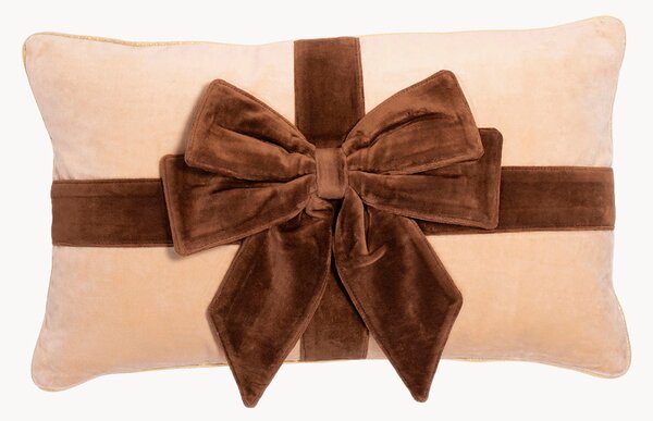 Cuscino in velluto Bow