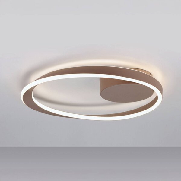 EGLO Plafoniera soffitto CAMEROTA, dimmerabile, Bronzo / Ottone antico, Soggiorno / Sala da pranzo, Metallo, Plafoniera