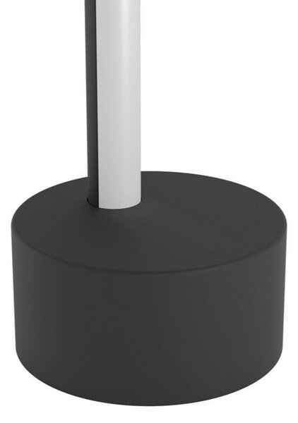 EGLO connect Lampada LED da tavolo intelligente FLATRON-Z, nera, 45 cm dimmerabile, Nero, Soggiorno / Sala da pranzo, Metallo, Lampada da tavolo