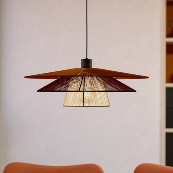 EGLO Lampada a sospensione PIGNONA, dimmerabile, Multicolore, Soggiorno / Sala da pranzo, Metallo, Lampada a sospensione