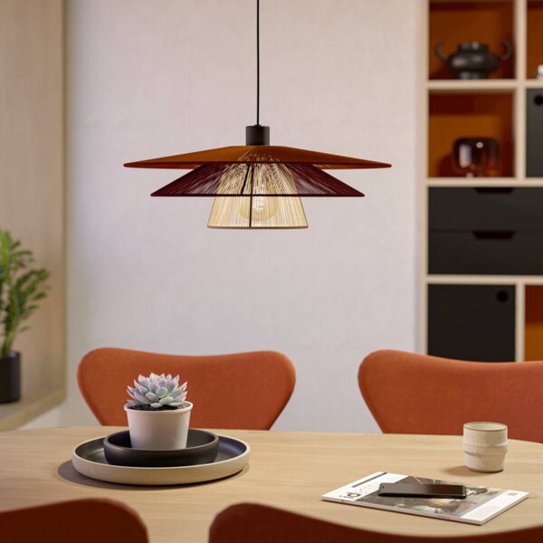 EGLO Lampada a sospensione PIGNONA, dimmerabile, Multicolore, Soggiorno / Sala da pranzo, Metallo, Lampada a sospensione