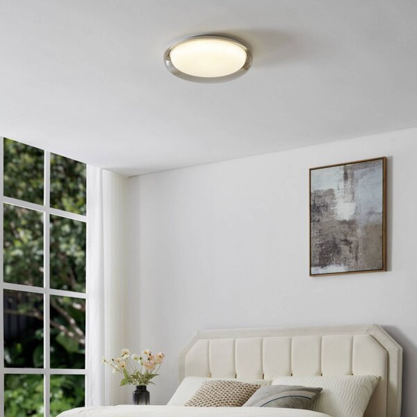 EGLO Plafoniera soffitto Conistarino, Marrone / Ruggine, Soggiorno / Sala da pranzo, Metallo, Plafoniera