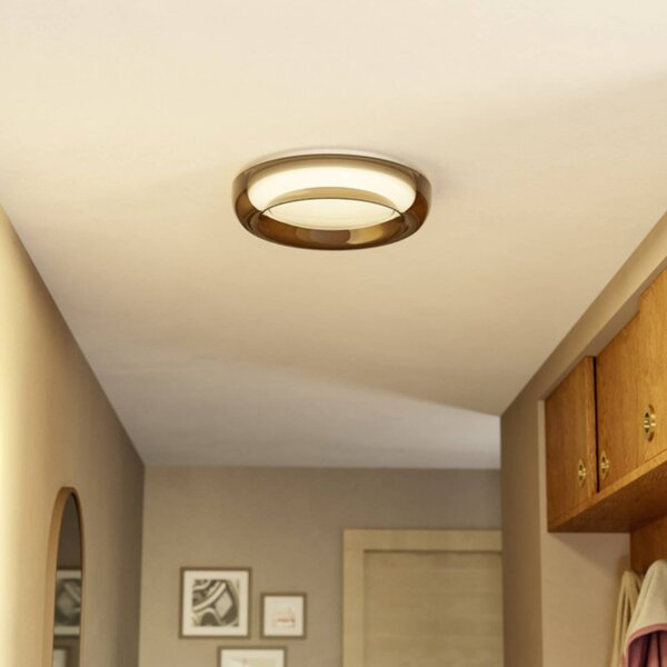 EGLO Plafoniera soffitto CONISTARINO, Marrone / Ruggine, Soggiorno / Sala da pranzo, Metallo, Plafoniera