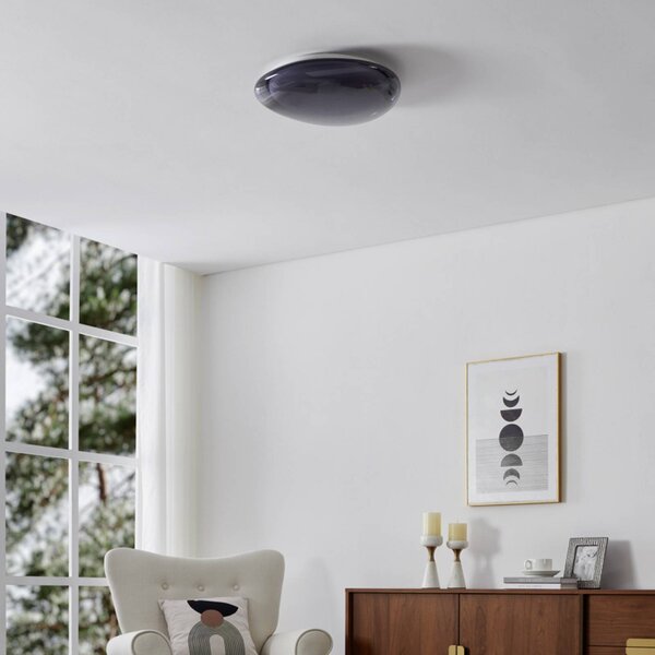 EGLO Plafoniera soffitto Conistarino, Alluminio / Grigio / Zincato, Soggiorno / Sala da pranzo, Metallo, Plafoniera