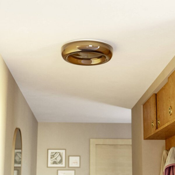 EGLO Plafoniera soffitto CONISTARINO, Marrone / Ruggine, Soggiorno / Sala da pranzo, Metallo, Plafoniera