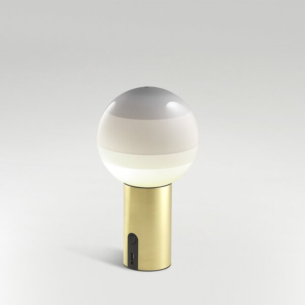 Lampade da tavolo MARSET, Dipping Light, dimmerabile, Bianco, Soggiorno, Vetro, Design
