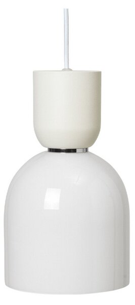 Lampada a sospensione ferm LIVING, Bianco, Soggiorno, Vetro