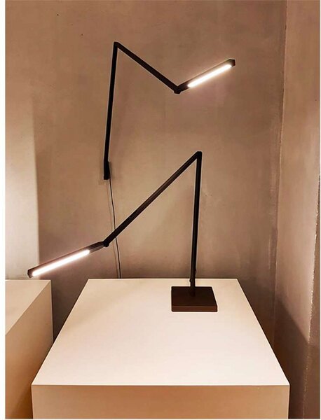 Applique da parete Nemo Lighting, dimmerabile, Nero, Studio / Ufficio, Alluminio