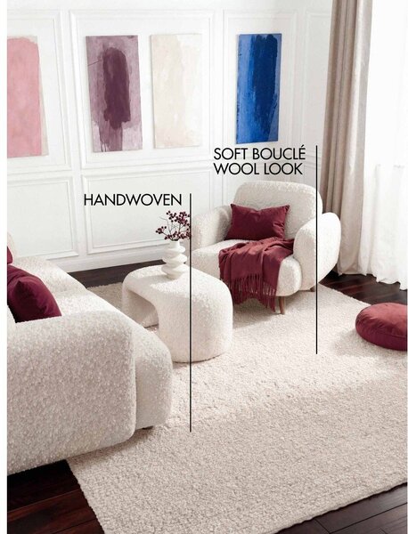Tappeto avorio tessuto a mano 160x230 cm Notting Hill Portobello – Ted Baker