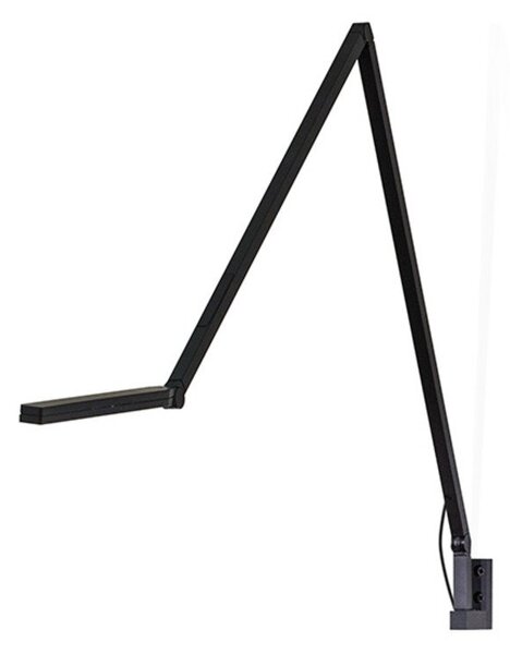 Applique da parete Nemo Lighting, dimmerabile, Nero, Studio / Ufficio, Alluminio
