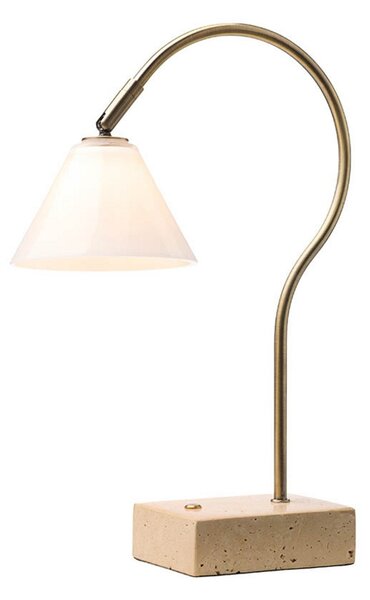 Lampade da tavolo Halo Design, Beige, Soggiorno, Metallo
