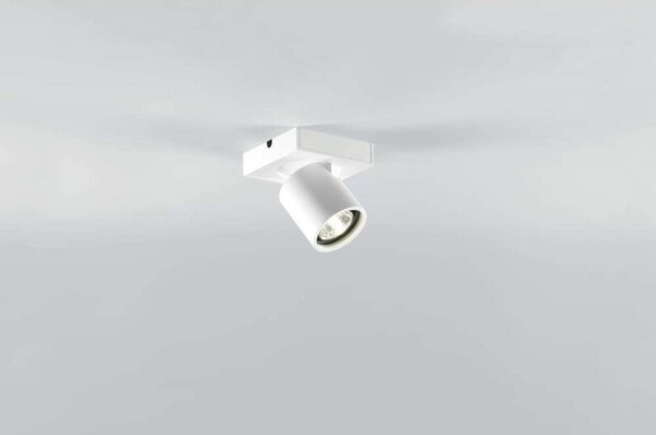 Plafoniera LIGHT-POINT, dimmerabile, Bianco, Soggiorno, Alluminio