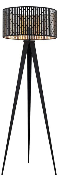 Lampada da terra Lindby, Thoralf, Nero, Soggiorno, Metallo
