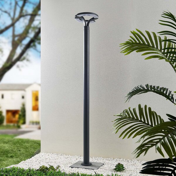 Lampade da esterno Lindby, Keily, Nero, Terrazza, Metallo, Moderno