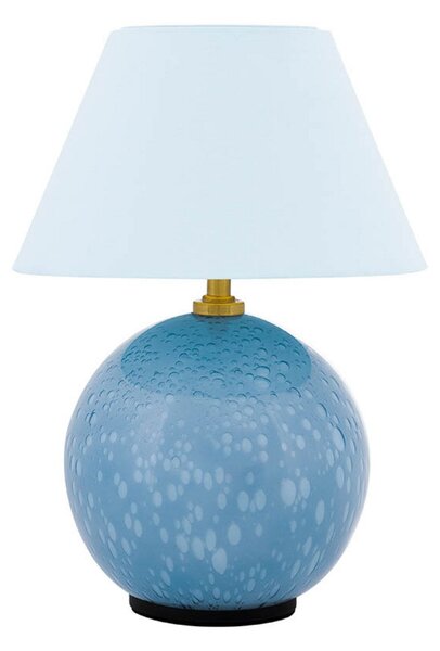 Lampade da tavolo Globen Lighting, IRIS, dimmerabile, Blu, Soggiorno, Vetro, Vintage