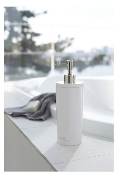 Dispenser per sapone bianco in plastica 500 ml Round – YAMAZAKI