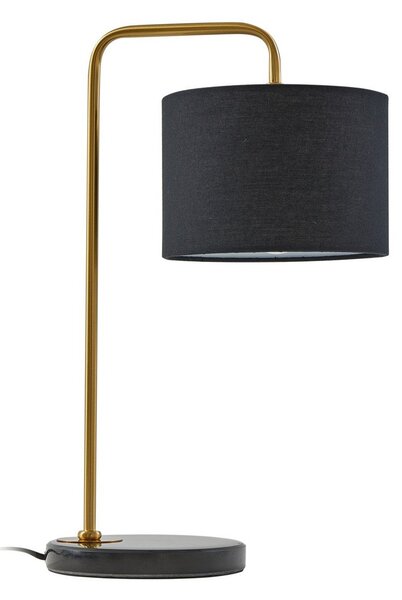 Lampade da tavolo Lindby, Hillary, Nero, Soggiorno, Tessuto / Tessile, Scandinavo