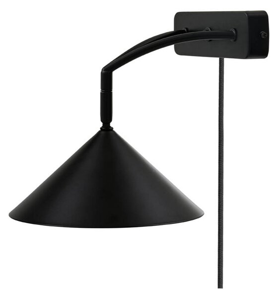 Applique da parete Globen Lighting, Nero, Camera da letto, Metallo