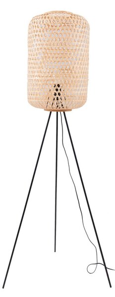 Lampada da terra Lucande, Jorick, Legno, Soggiorno, Bambù, Campagna / rustico