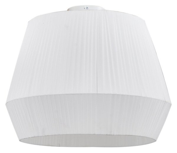 Plafoniera Lindby, Vitore, dimmerabile, Bianco, Soggiorno, Tessuto / Tessile, Scandinavo