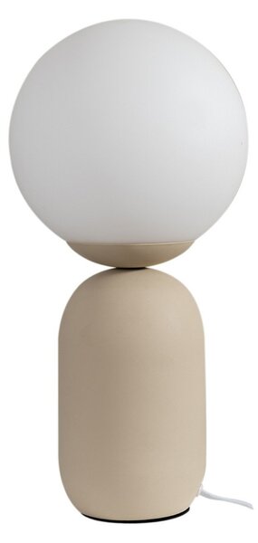 Lampade da tavolo Lindby, Lennes, Bianco, Soggiorno, Vetro, Moderno