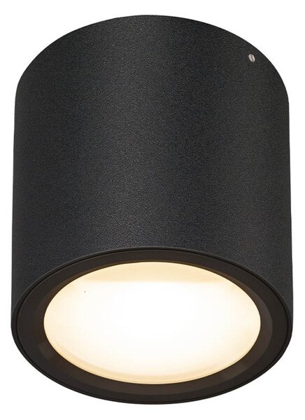 Plafoniera SLV, Nero, Soggiorno, Alluminio