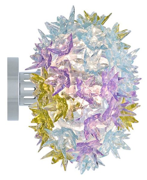 Plafoniera Kartell, Bloom CW2, Viola, Soggiorno, Plastica, Design