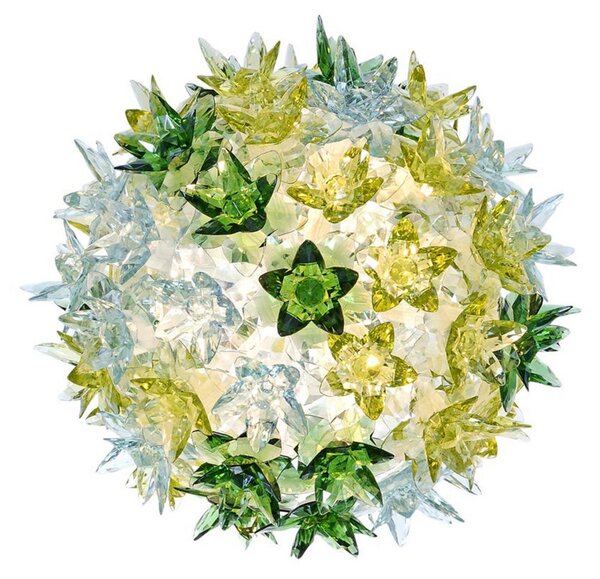 Plafoniera Kartell, Bloom CW2, Verde, Soggiorno, Plastica, Design
