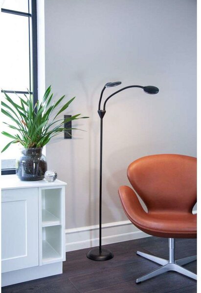 Lampada da terra Halo Design, Nero, Soggiorno, Plastica