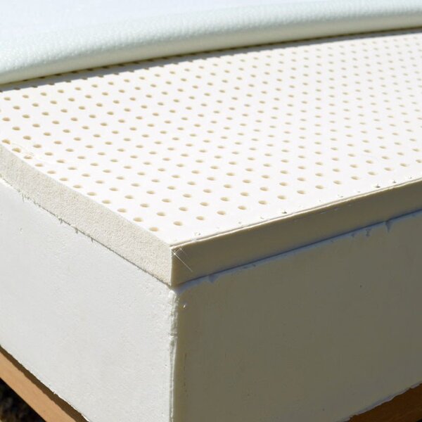 Topper Lattice – Correttore Elastico, 4 cm, Bamboo Sfoderabile 80x190 Singolo standard