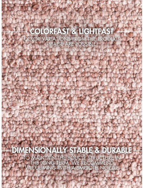 Passatoia rosa polveroso tessuta a mano 80x200 cm Notting Hill Portobello – Ted Baker