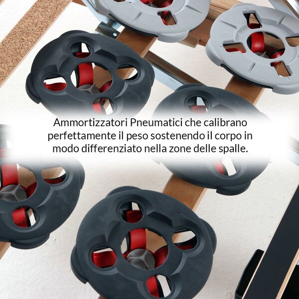 Rete a Doghe in Legno di Faggio Motorizzata con Telecomando | SUPERIOR 80x190 Singolo standard