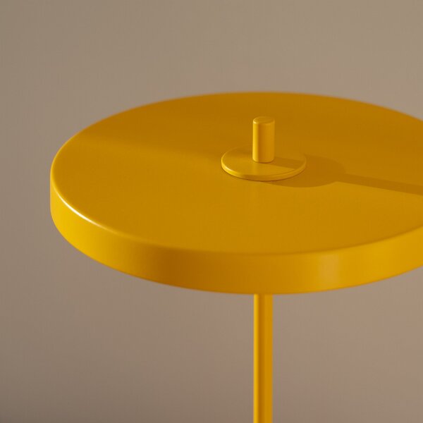 Lampade da tavolo UMAGE, Asteria Move, dimmerabile, Giallo, Soggiorno, Metallo, Design