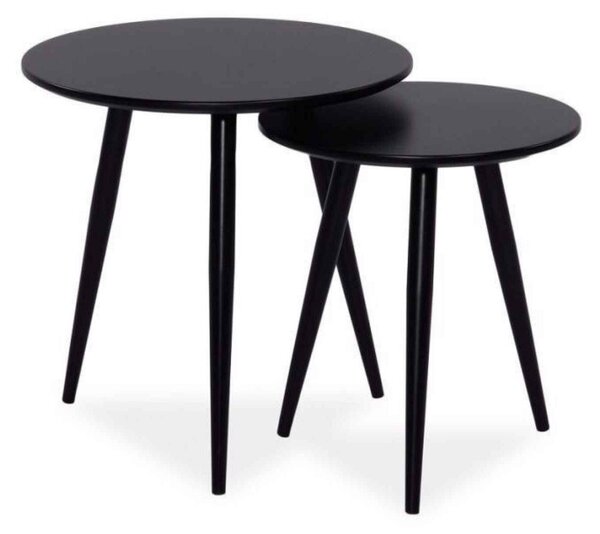 Set di tavolini da soggiorno ALOJZ - nero